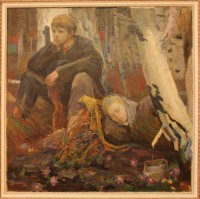Выставка одной картины «Березовый сок» белорусского живописца Николая Полянкова. Выставка одной картины «Березовый сок» белорусского живописца Николая Полянкова.